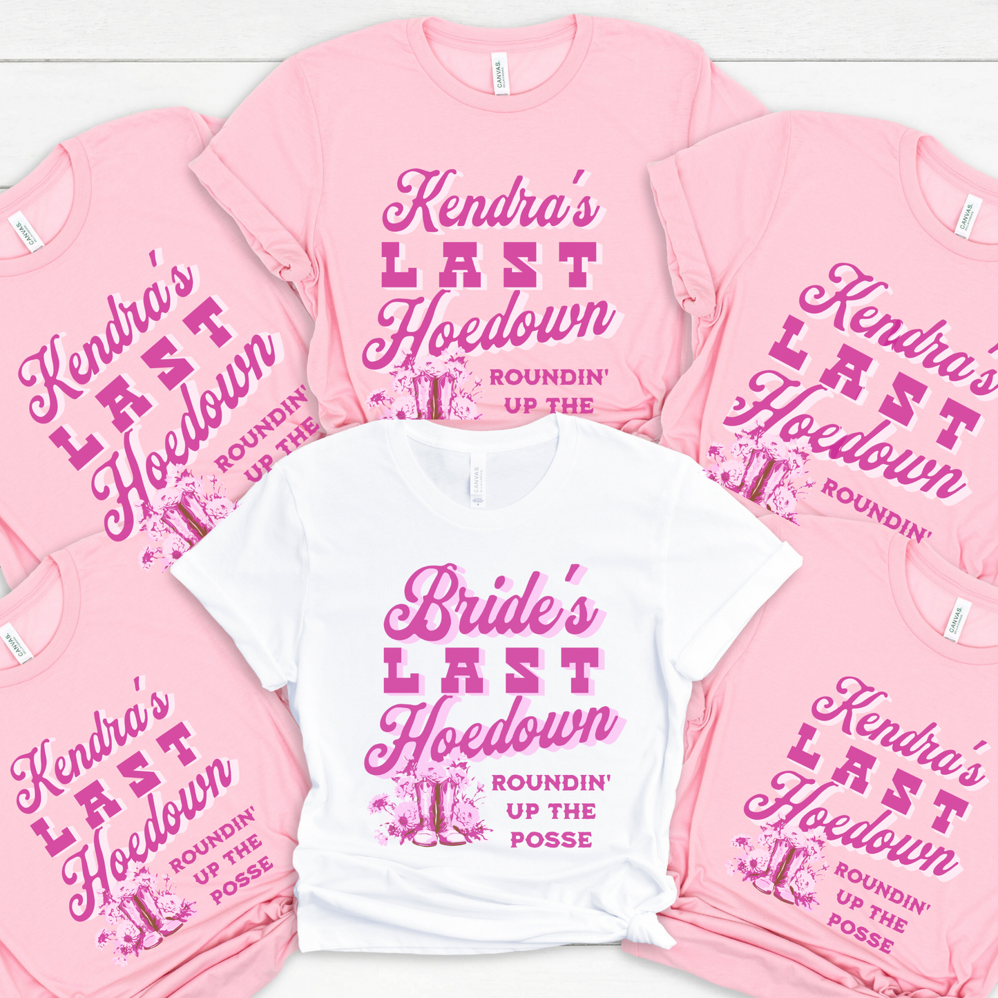 Last Hoedown Bachelorette Party Shirts