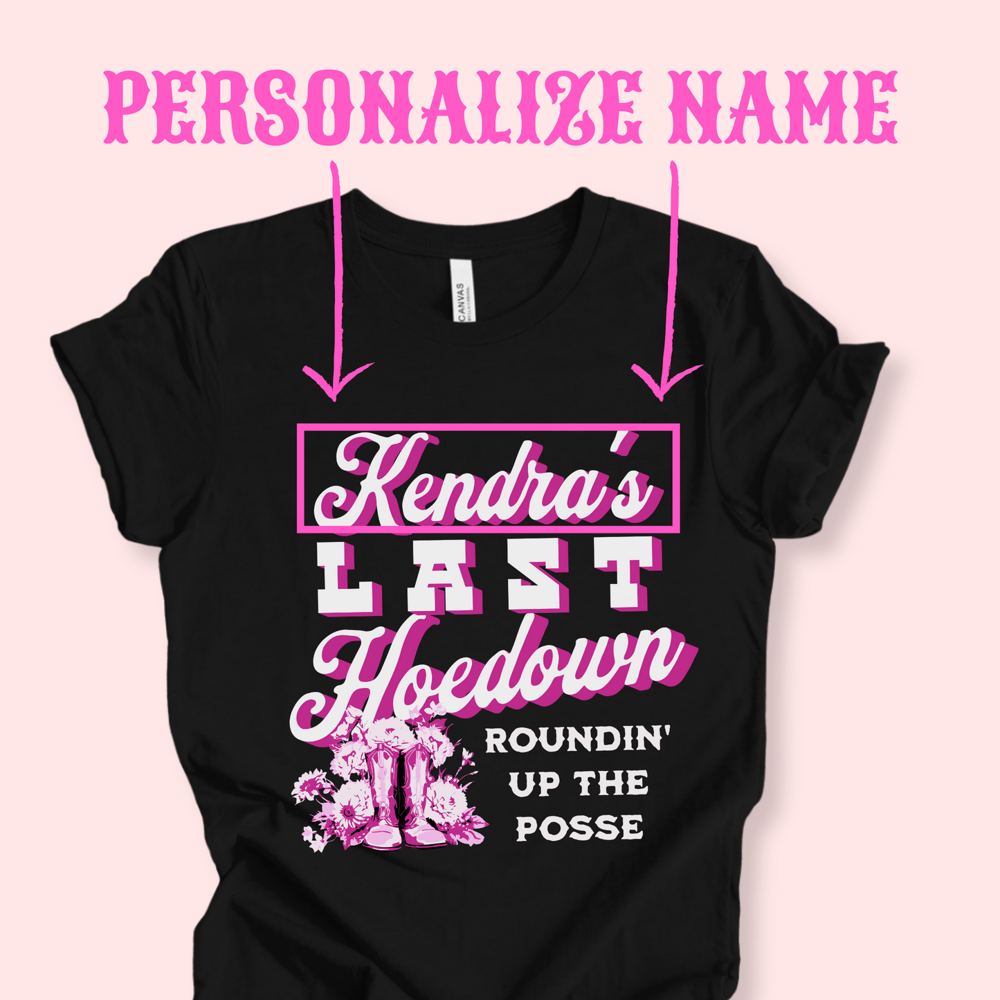 Last Hoedown Bachelorette Party Shirts