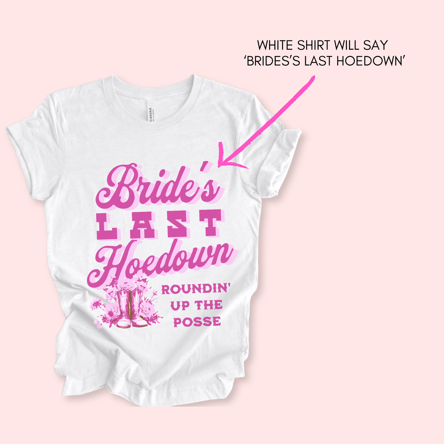 Last Hoedown Bachelorette Party Shirts