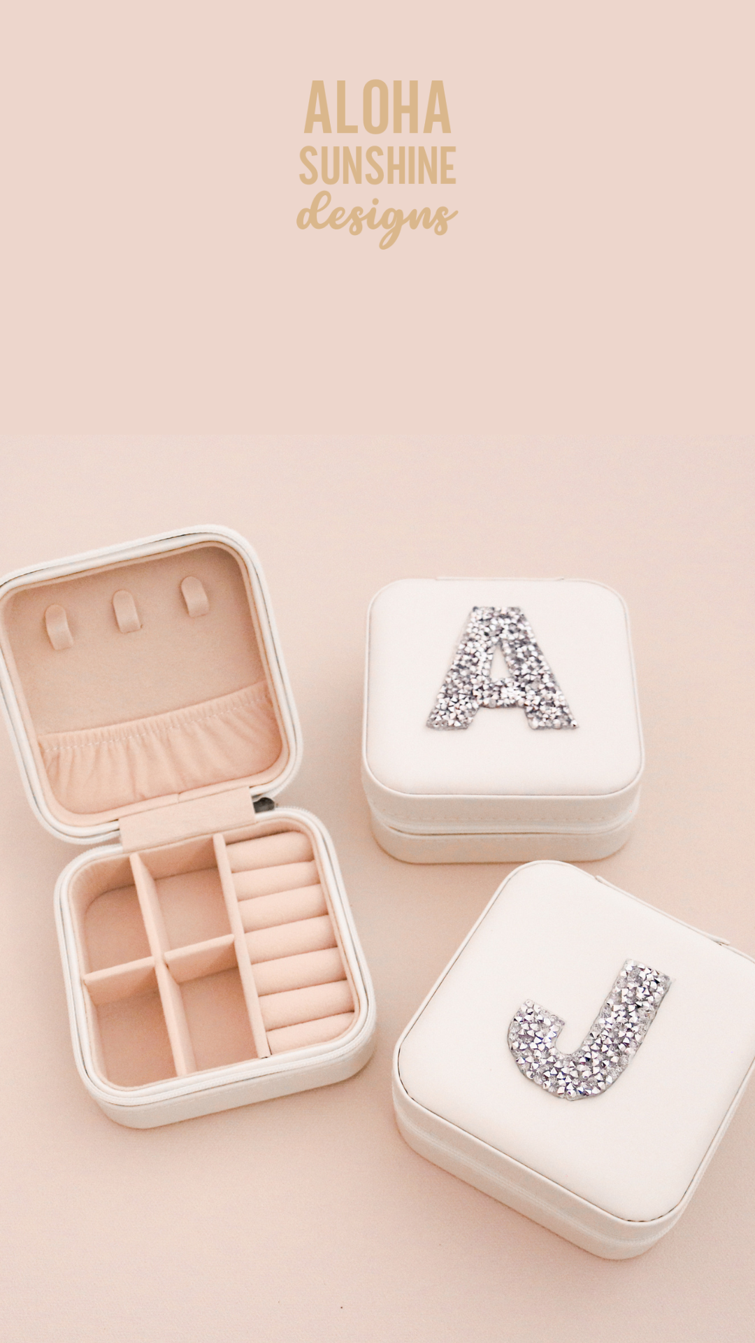 Monogram Travel Jewelry Case – The Native Bride