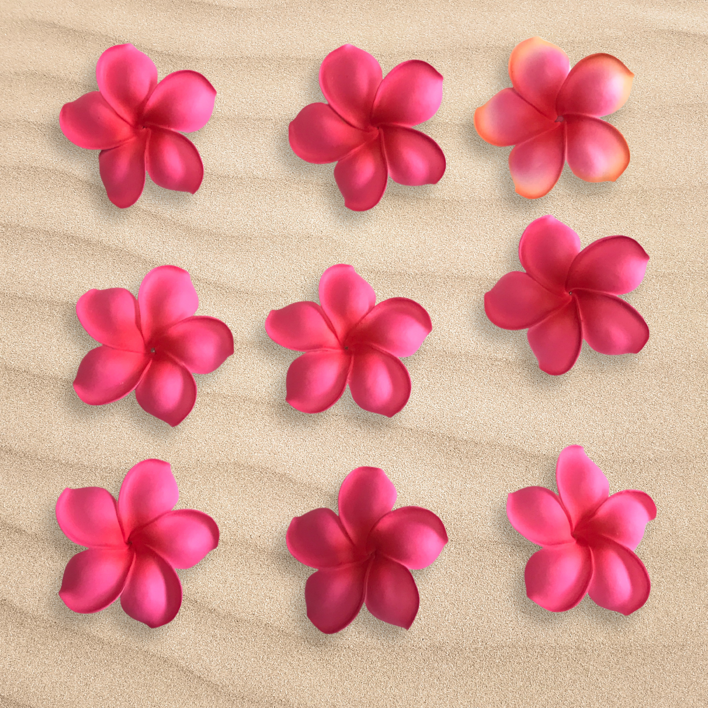 Pink Plumeria Hair Clip