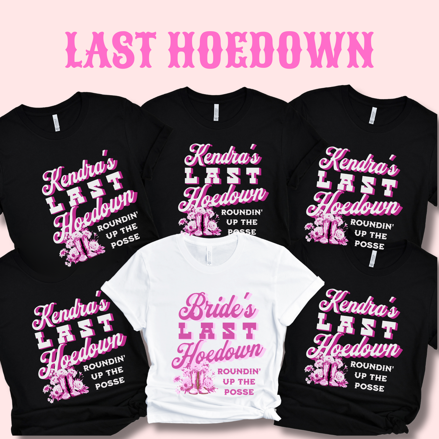 Last Hoedown Bachelorette Party Shirts