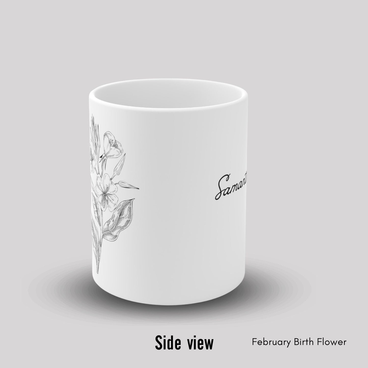 Birth Flower Mug