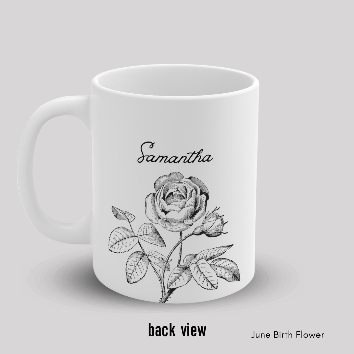 Birth Flower Mug