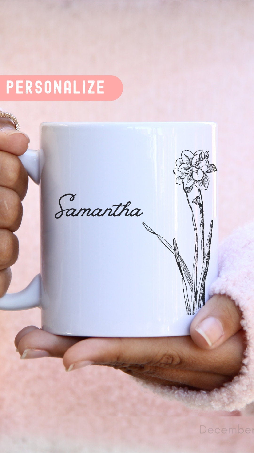 Birth Flower Mug