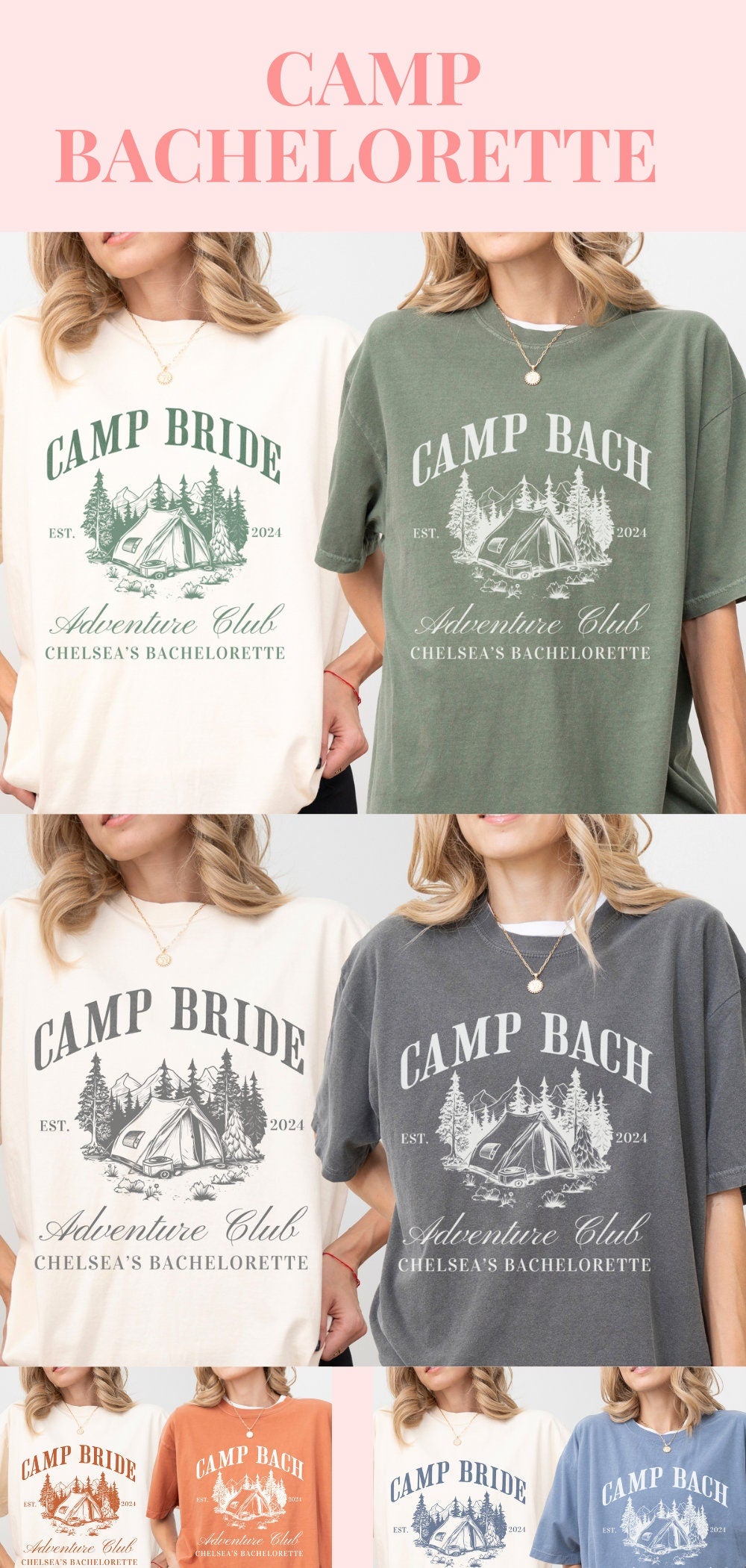 Camp Bachelorette Shirts Camp Themed Bachelorette Shirts