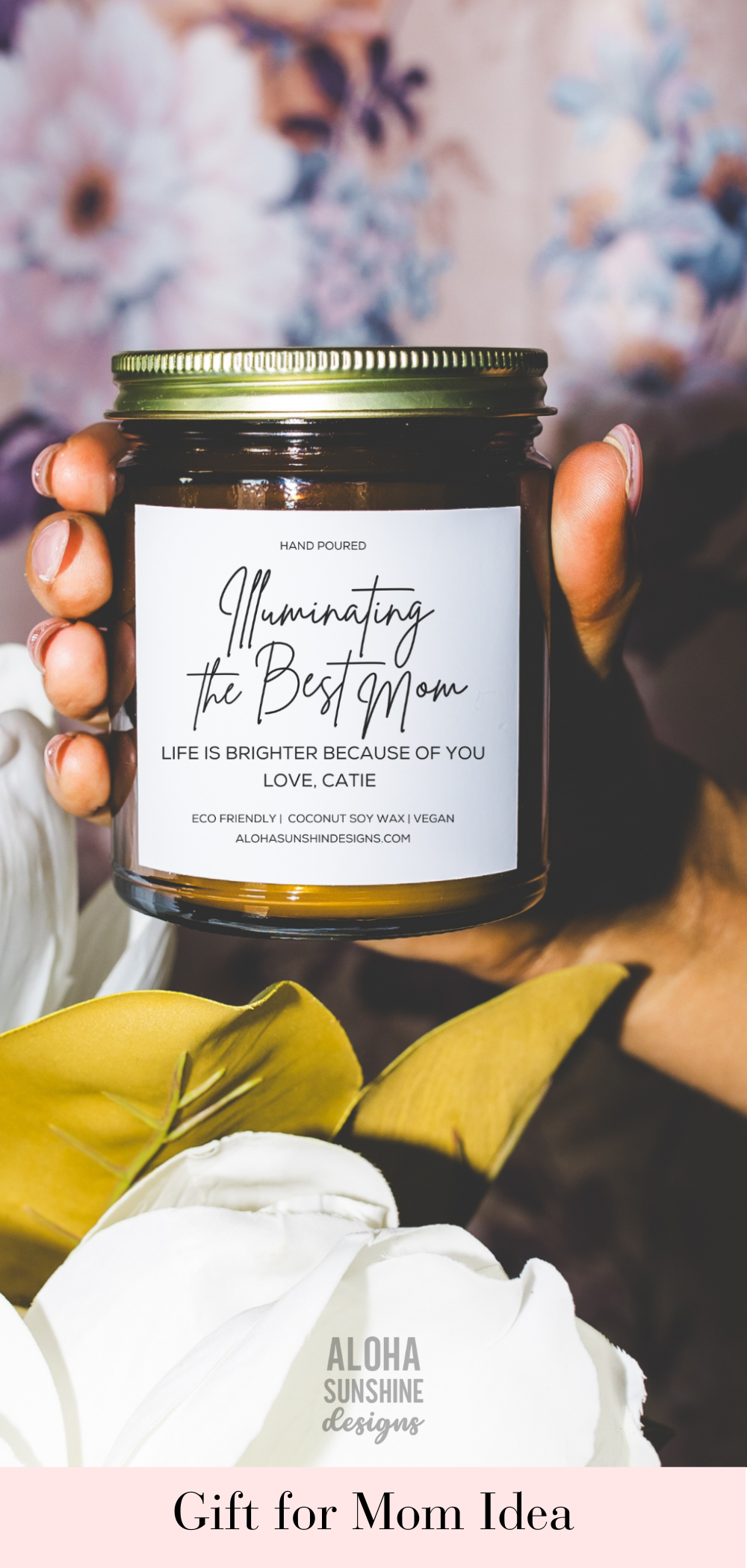 Illuminating the Best Mom Candle Personalized