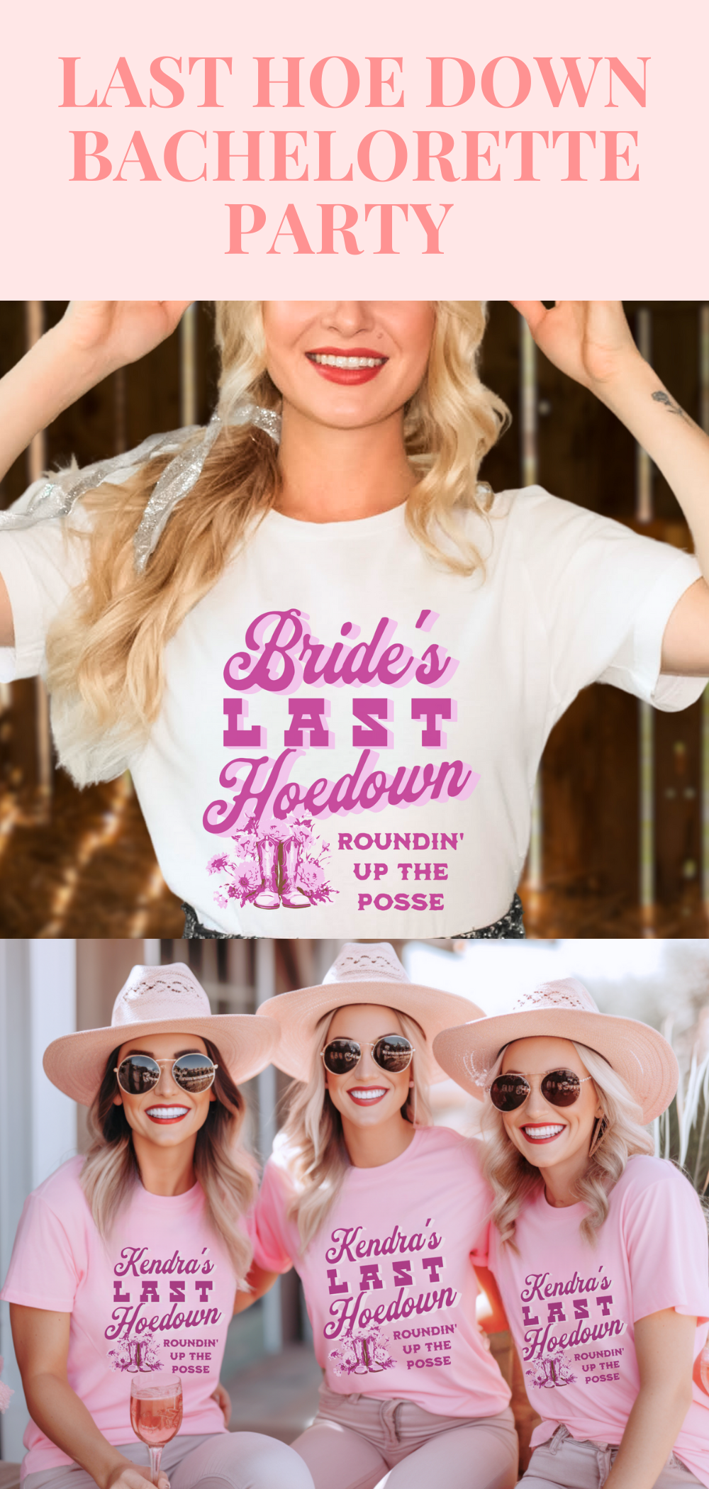 Last Hoedown Bachelorette Party Shirts