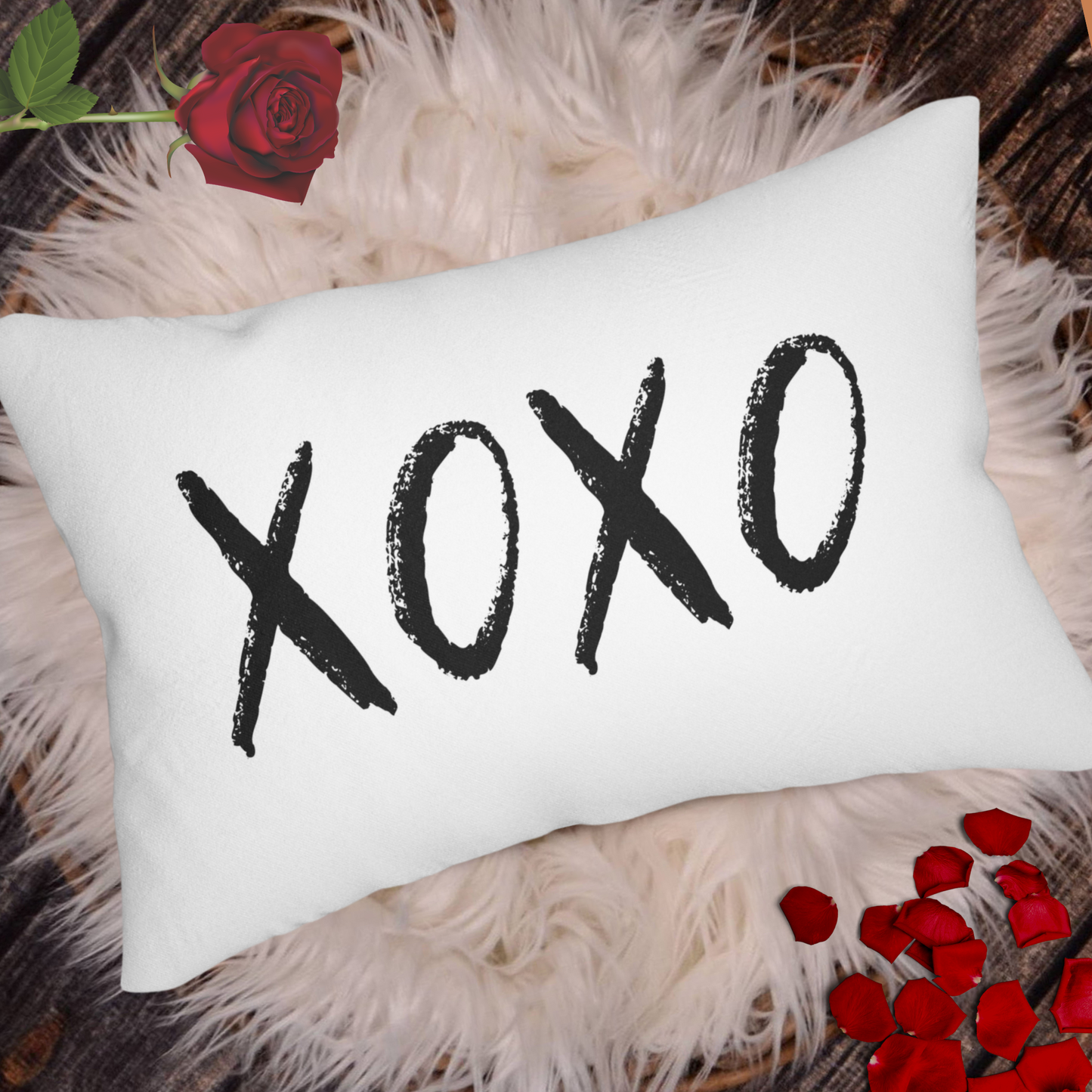 14X20 Lumbar Pillow, XOXO Pillow