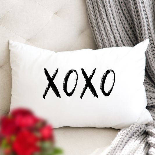 14X20 Lumbar Pillow, XOXO Pillow