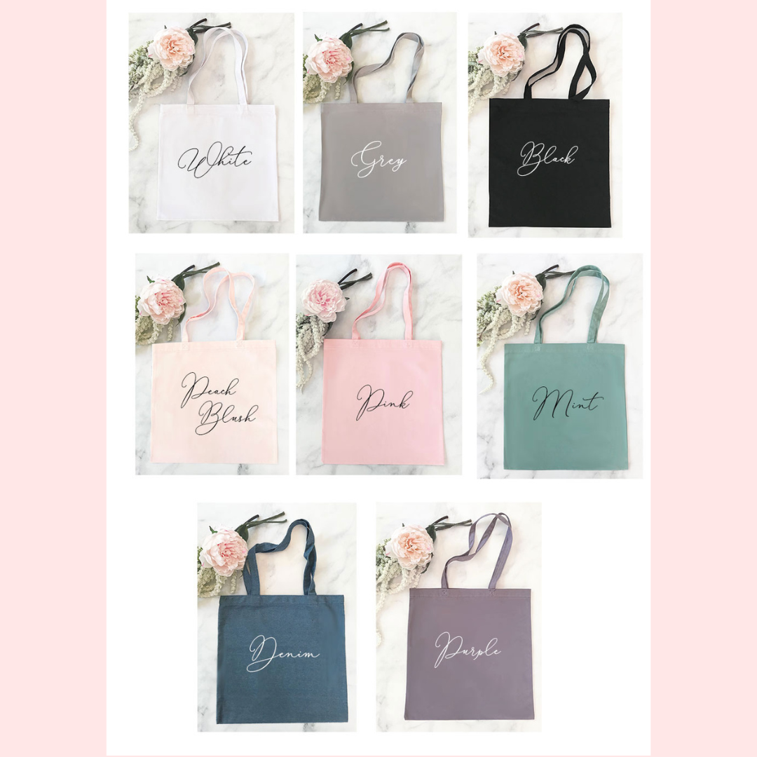 Personalized Pink Denim Tote*