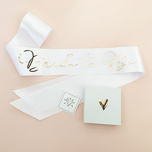 Bridal Shower Sash Personalized