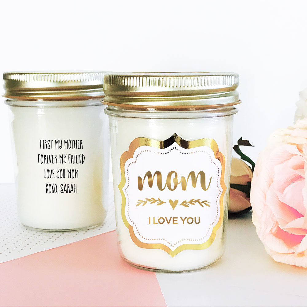 Personalized Mom Candle