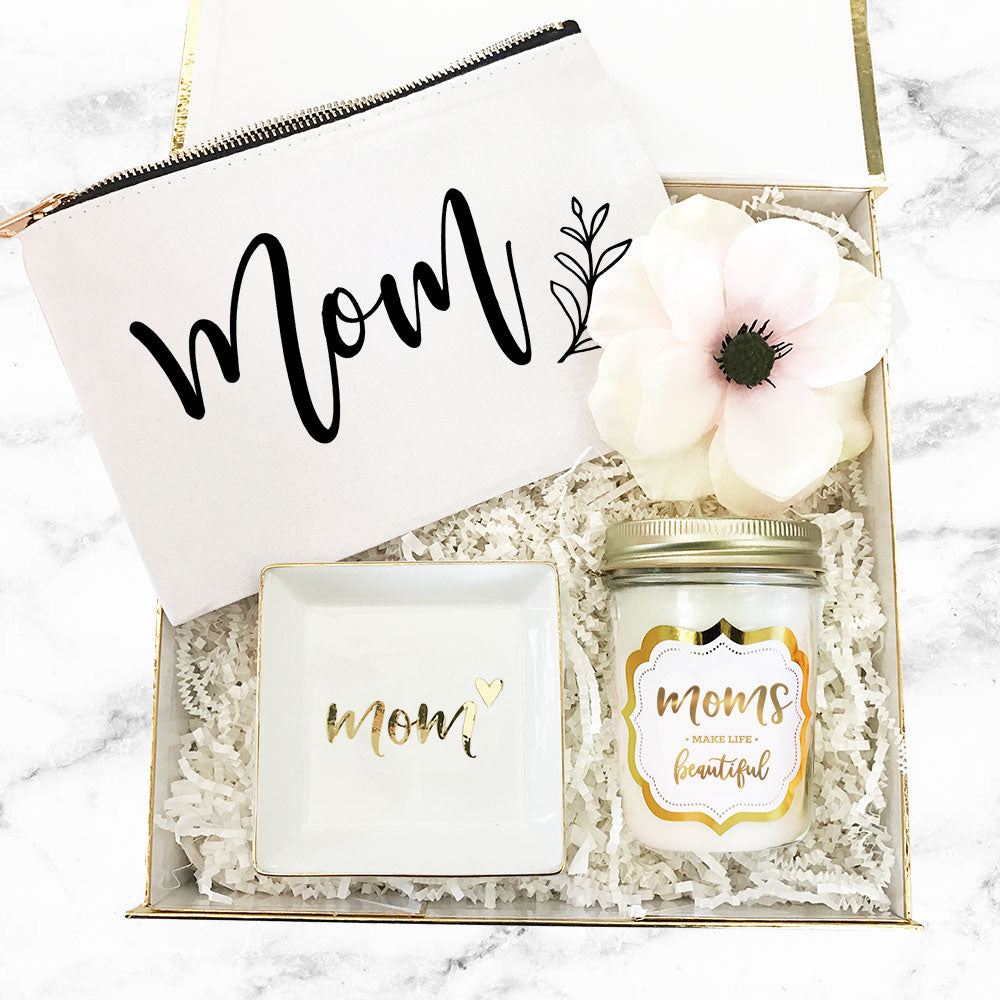 mom gift box ideas, mom gift basket ideas, gifts for mom, gift for mom, mom gifts, new mom gifts, new mother gift, gift for new mom ideas, aloha sunshine designs