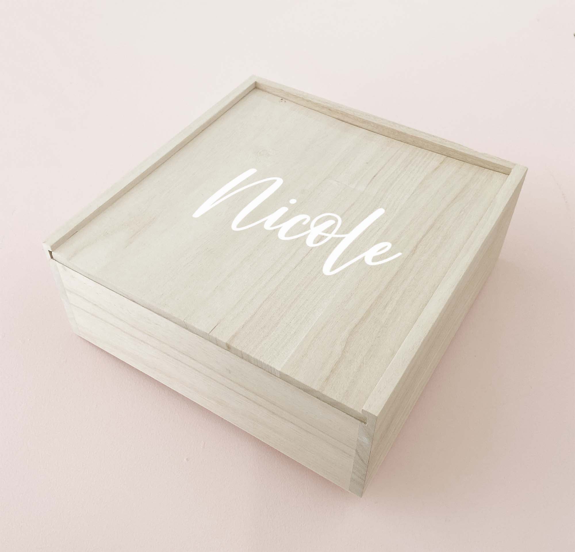 Personalised Floral Wedding Wooden Keepsake Box floral watercolour wedding  gift, bridal party, wedding, teambride, hen party, hen do, bridesmaids gifts,  brides maid, bridesmaid, mother of the bride, bridal party, hen do, hen