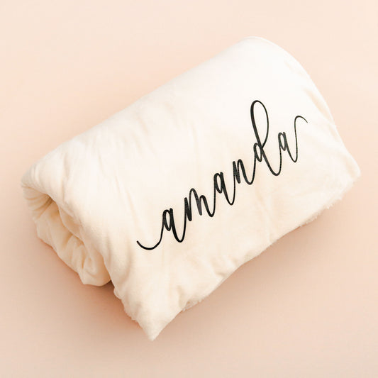 Sherpa Blanket Personalized Name