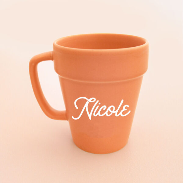 Personalized planter mug, plant lady, gardener gift, garden wedding gift, garden bridesmaid gift, birthday gift, christmas gift, mother’s day, grandma gift, gift for gigi, aloha sunshine designs