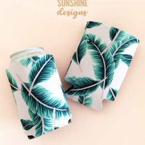 Tropical Pink Can Coolers - Image 2