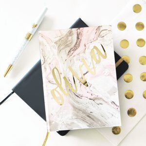 Personalized Journal - Gold Script Name - Image 5