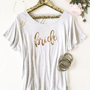 bride gift, bride shirt gold foil, bride shirt, gift for bride to be
