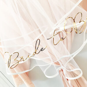 bride to be veil, bridal shower veil