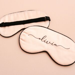 aloha sunshine designs, sleep mask, sleeping mask, personalized gift, bridesmaid gift, birthday gift, retirement gift, personalized sleep mask