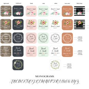 Floral Candle Tin Favors - Image 2