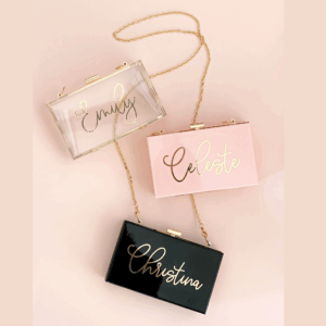 acrylic clutch, prom purse, bridesmaid purse, bridesmaid gifts, bride gift, gift for bride, gift for bridesmaids