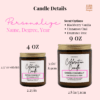 Graduation Gifts Personalized Candle - Image 2