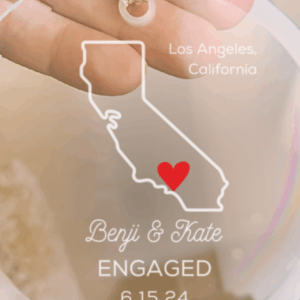 Los Angeles Engagement Ornament Keepsake - Image 5