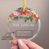 Personalized Hawaiian Christmas Ornament - Image 3