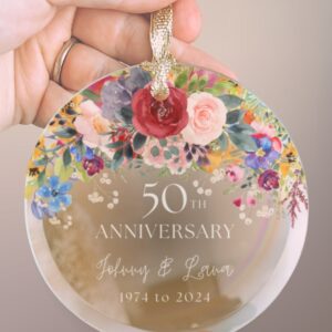 50th Wedding Anniversary Ornament Keepsake - Image 10