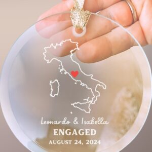 Engaged Ornament Italy Personalized - Image 10