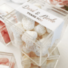 Clear Acrylic Favor Boxes & Labels with Foil Text - Image 6