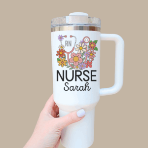 Personalized RN Nurse Tumbler 40 oz