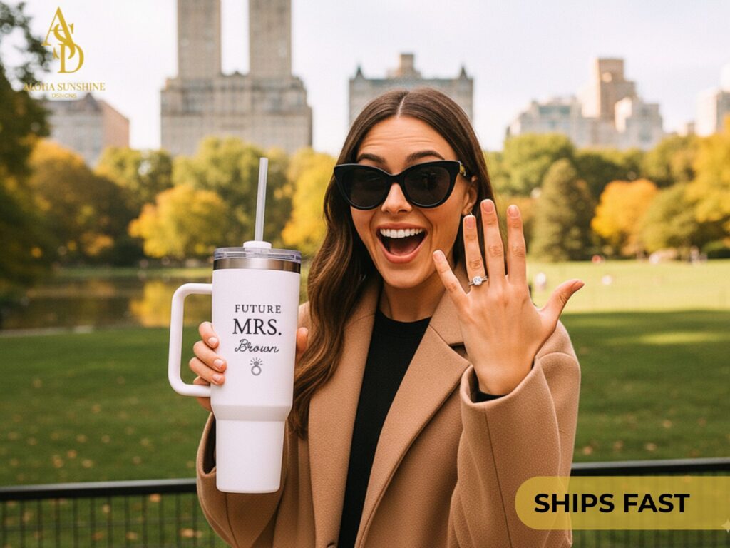 future mrs cups, engagement gift for bride, bride to be gift, future mrs tumbler 40 oz tumbler