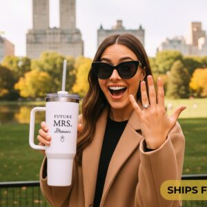 future mrs cups, engagement gift for bride, bride to be gift, future mrs tumbler 40 oz tumbler
